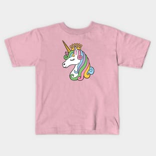 Unicorn Princes With Crown Kids T-Shirt